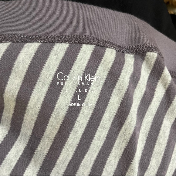 Calvin Klein Performance Gray/Yellow Striped Maxi Skirt Size Large NWT - Picture 7 of 12